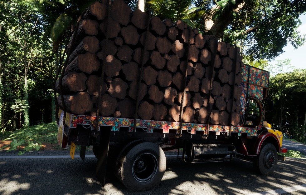 Timber truck – South Side